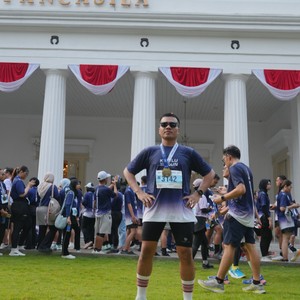 Race photo from KEMLU RUN 2026