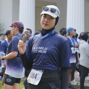 Race photo from KEMLU RUN 2026
