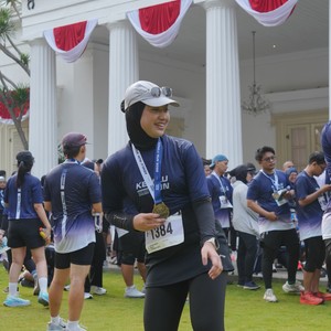 Race photo from KEMLU RUN 2026