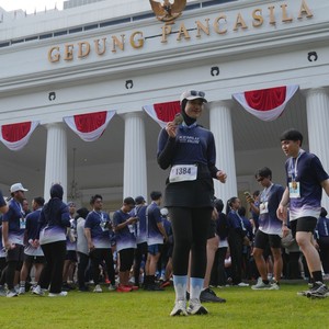 Race photo from KEMLU RUN 2026