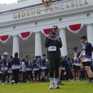 Race photo from KEMLU RUN 2026