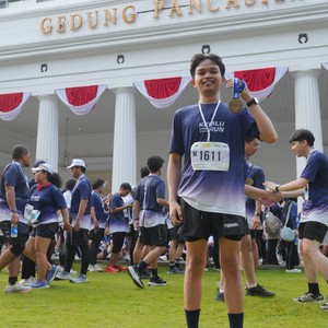 Race photo from KEMLU RUN 2026