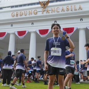 Race photo from KEMLU RUN 2026