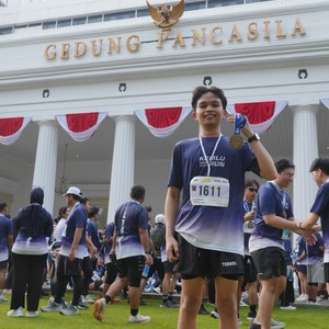 Race photo from KEMLU RUN 2026