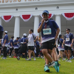 Race photo from KEMLU RUN 2026