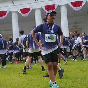 Race photo from KEMLU RUN 2026