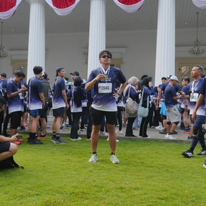 Race photo from KEMLU RUN 2026