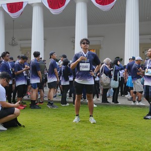Race photo from KEMLU RUN 2026