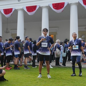 Race photo from KEMLU RUN 2026