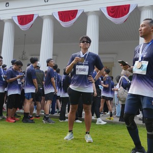 Race photo from KEMLU RUN 2026