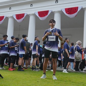 Race photo from KEMLU RUN 2026