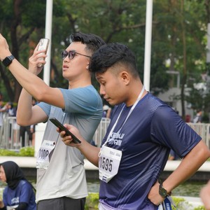 Race photo from KEMLU RUN 2026