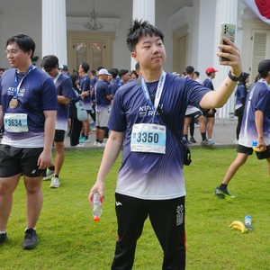 Race photo from KEMLU RUN 2026