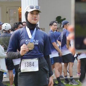 Race photo from KEMLU RUN 2026