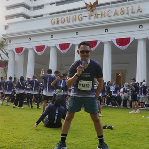 Race photo from KEMLU RUN 2026