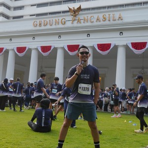 Race photo from KEMLU RUN 2026