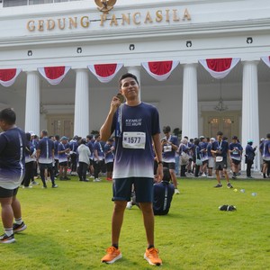 Race photo from KEMLU RUN 2026