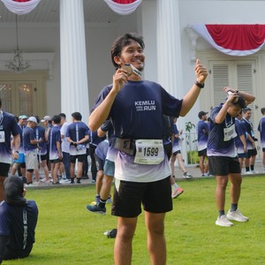 Race photo from KEMLU RUN 2026