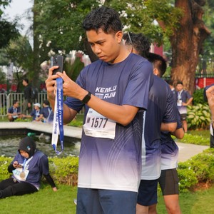 Race photo from KEMLU RUN 2026