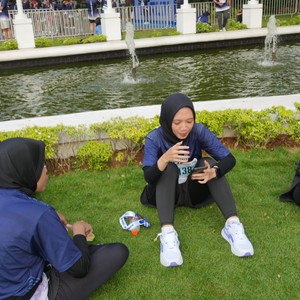 Race photo from KEMLU RUN 2026