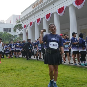 Race photo from KEMLU RUN 2026