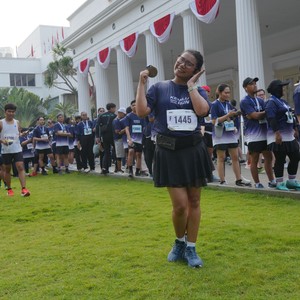 Race photo from KEMLU RUN 2026