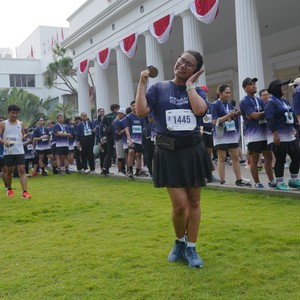 Race photo from KEMLU RUN 2026