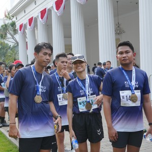 Race photo from KEMLU RUN 2026