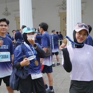 Race photo from KEMLU RUN 2026