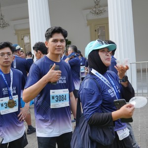 Race photo from KEMLU RUN 2026