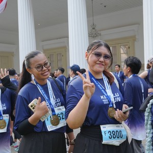 Race photo from KEMLU RUN 2026