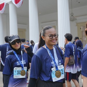 Race photo from KEMLU RUN 2026