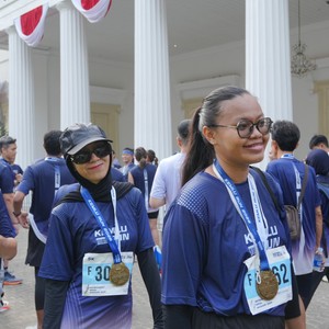 Race photo from KEMLU RUN 2026