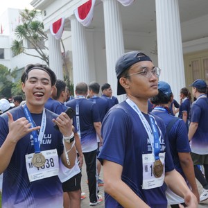 Race photo from KEMLU RUN 2026