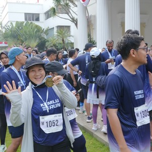 Race photo from KEMLU RUN 2026