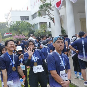 Race photo from KEMLU RUN 2026