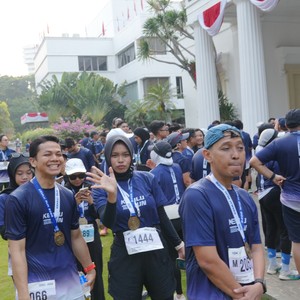 Race photo from KEMLU RUN 2026