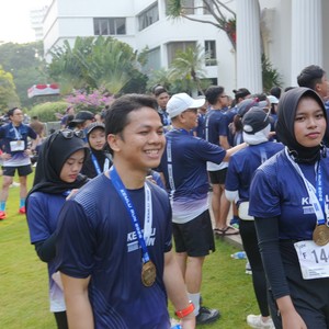 Race photo from KEMLU RUN 2026