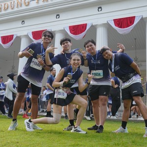Race photo from KEMLU RUN 2026