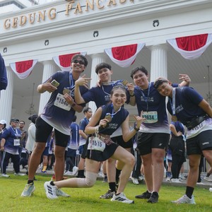 Race photo from KEMLU RUN 2026