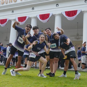 Race photo from KEMLU RUN 2026