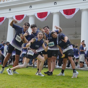 Race photo from KEMLU RUN 2026