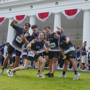 Race photo from KEMLU RUN 2026