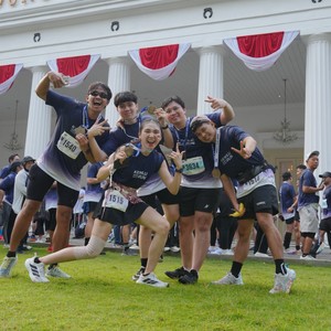 Race photo from KEMLU RUN 2026