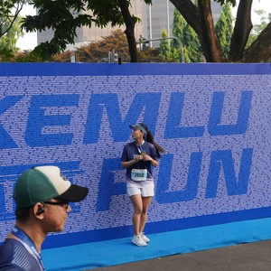 Race photo from KEMLU RUN 2026
