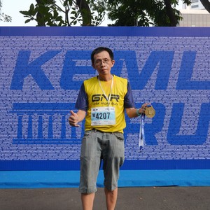 Race photo from KEMLU RUN 2026