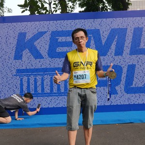 Race photo from KEMLU RUN 2026