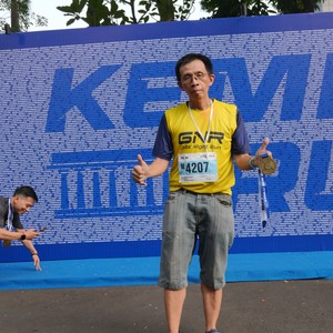 Race photo from KEMLU RUN 2026