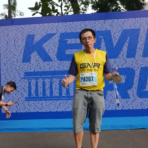 Race photo from KEMLU RUN 2026