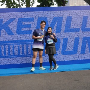 Race photo from KEMLU RUN 2026